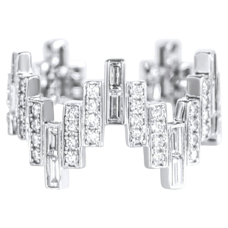 Baguette Cut Engagement Rings - 379 For Sale at 1stDibs  baguette cut ring,  baguette engagement ring, baguette diamond engagement ring