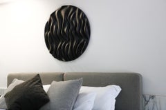 AQUA - Wood modern wall sculpture