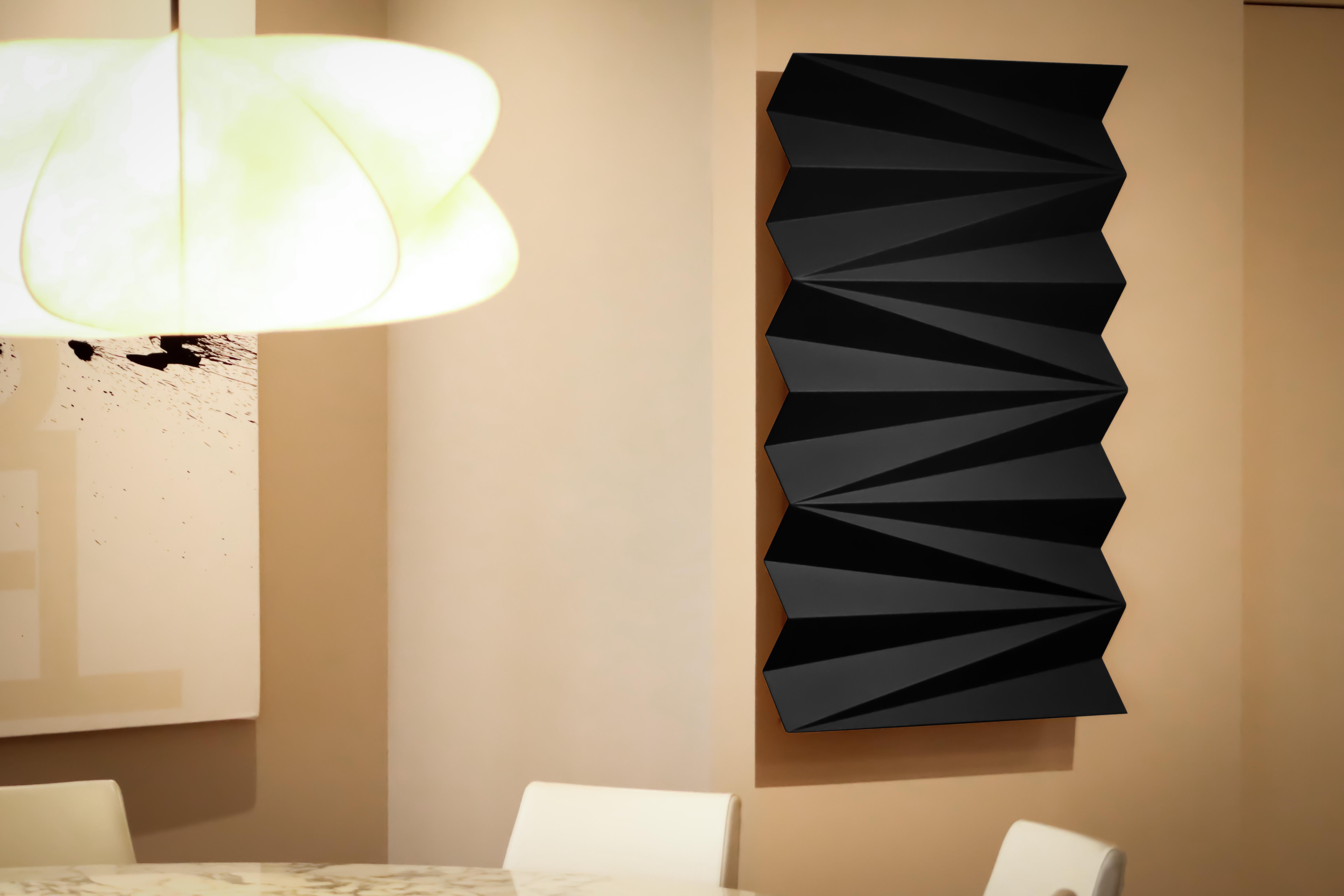 CADENCIA - Escultura geométrica de pared con motivos rítmicos - Sculpture de ENNAIA