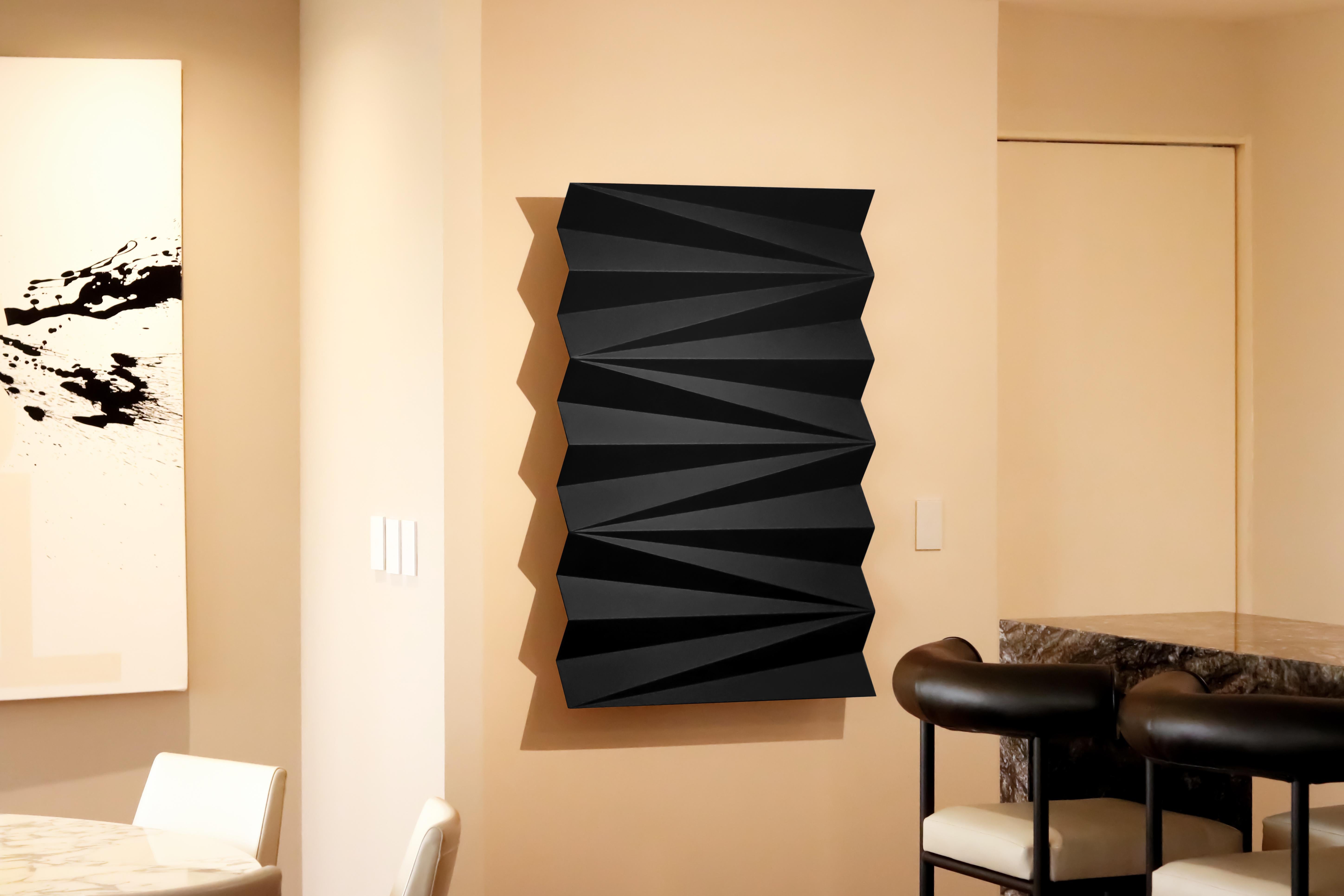 CADENCIA - Rhythmic pattern geometric wall sculpture