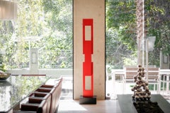 LOCK - Modern dynamic standing sculpture