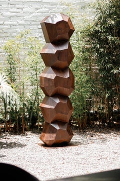 ONIX - Sculpture sur pied de collection pour l'extérieur