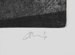 Falconiere - Acquaforte di Ennio Calabria - Anni '70