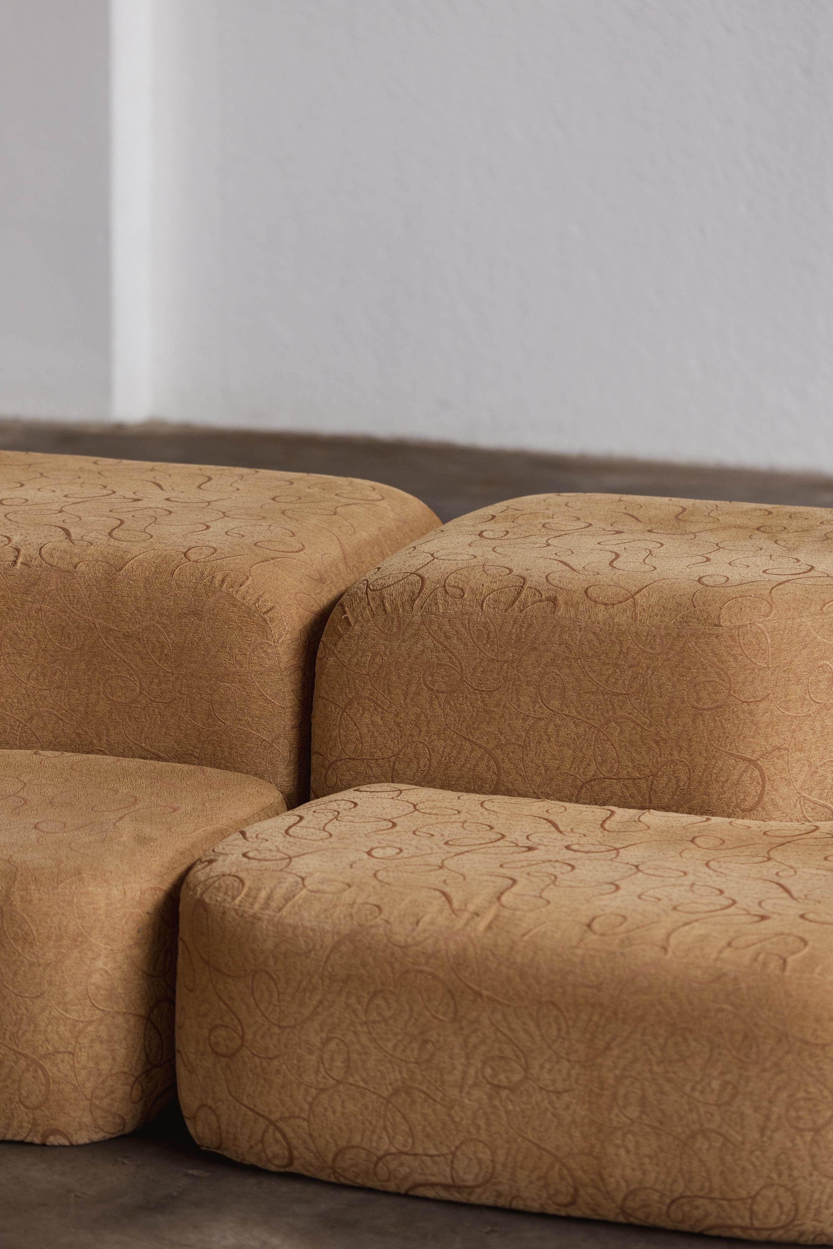 Mid-Century Modern Canapé modulaire Ennio Chiggio pour Niko International, 1969 en vente