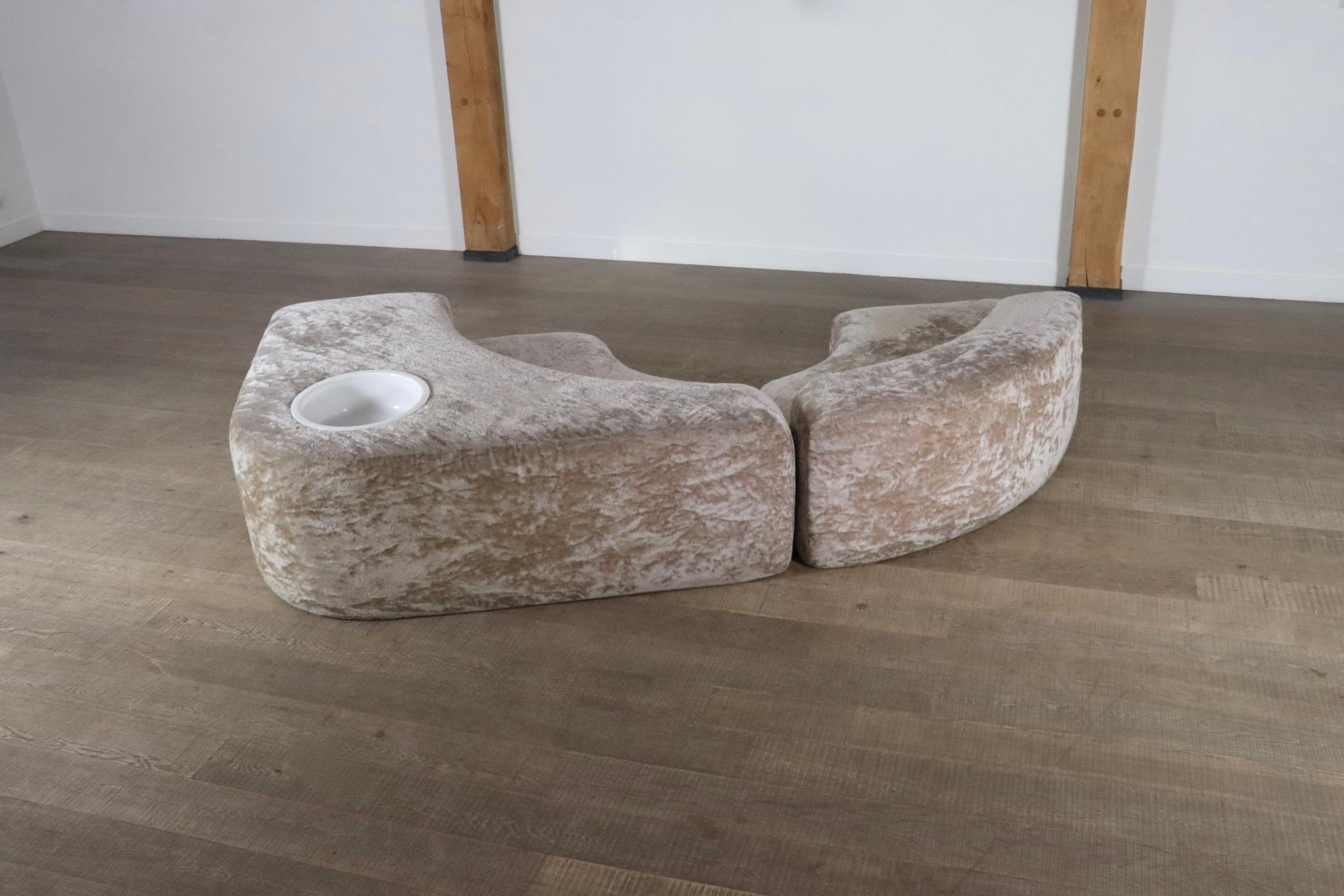 Ennio Chiggio Environ One Sofa For Nikol International, Italy 1970s For Sale 7