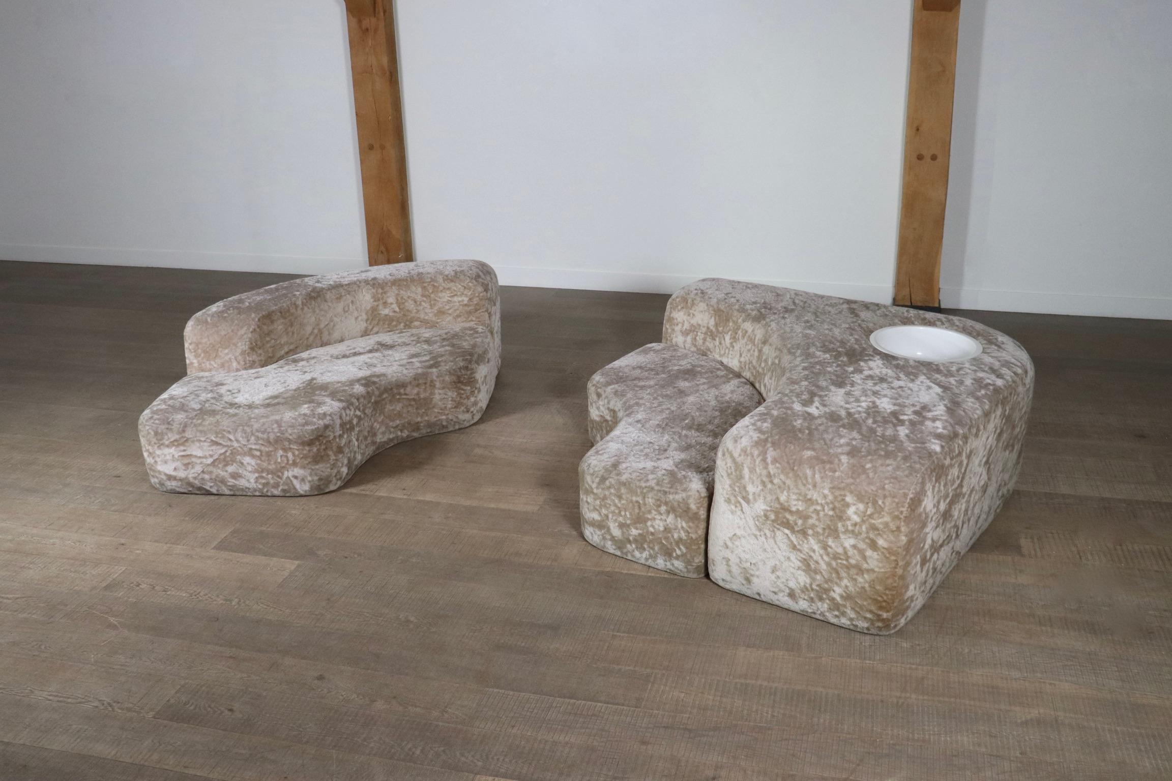 Ennio Chiggio Environ One Sofa For Nikol International, Italy 1970s For Sale 9