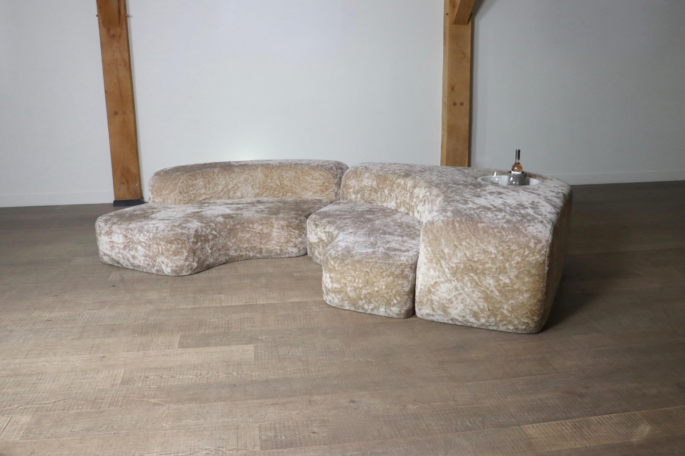 Ennio Chiggio Environ One Sofa For Nikol International, Italy 1970s In Good Condition For Sale In ABCOUDE, UT