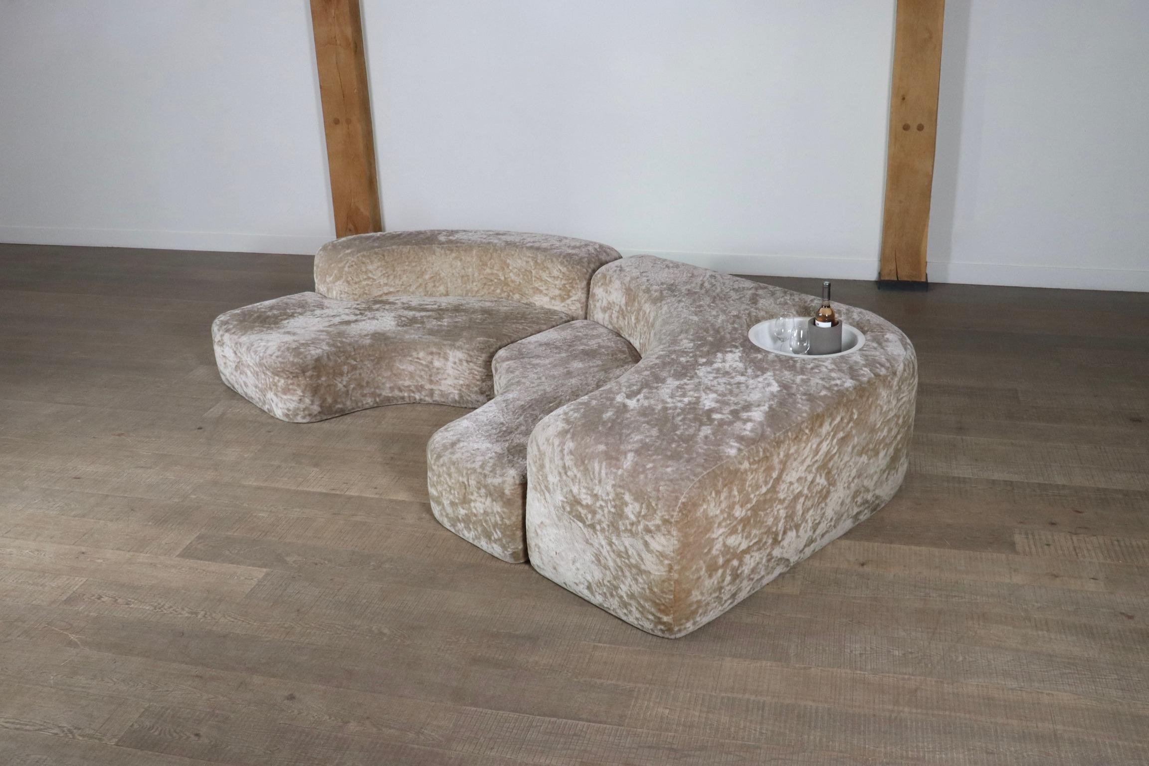 Ennio Chiggio Environ One Sofa For Nikol International, Italy 1970s For Sale 2
