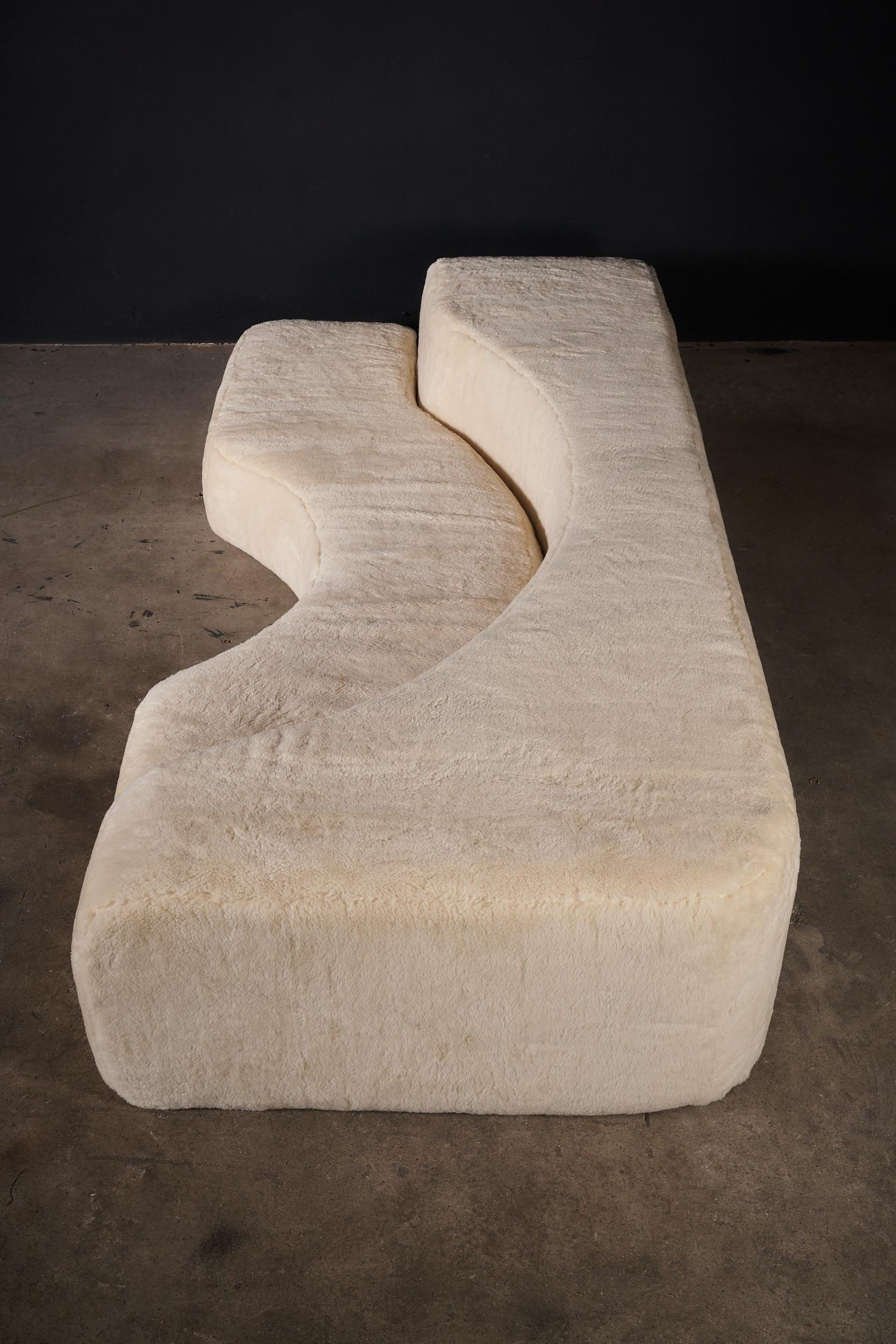 Wool Ennio Chiggio 'Environ One' Sofa for Nikol International, Italy, 1970s For Sale