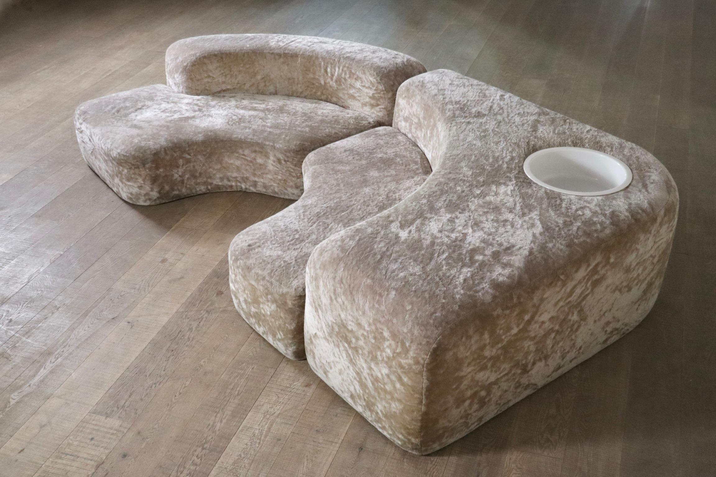 Ennio Chiggio Environ One Sofa For Nikol International, Italy 1970s For Sale 4