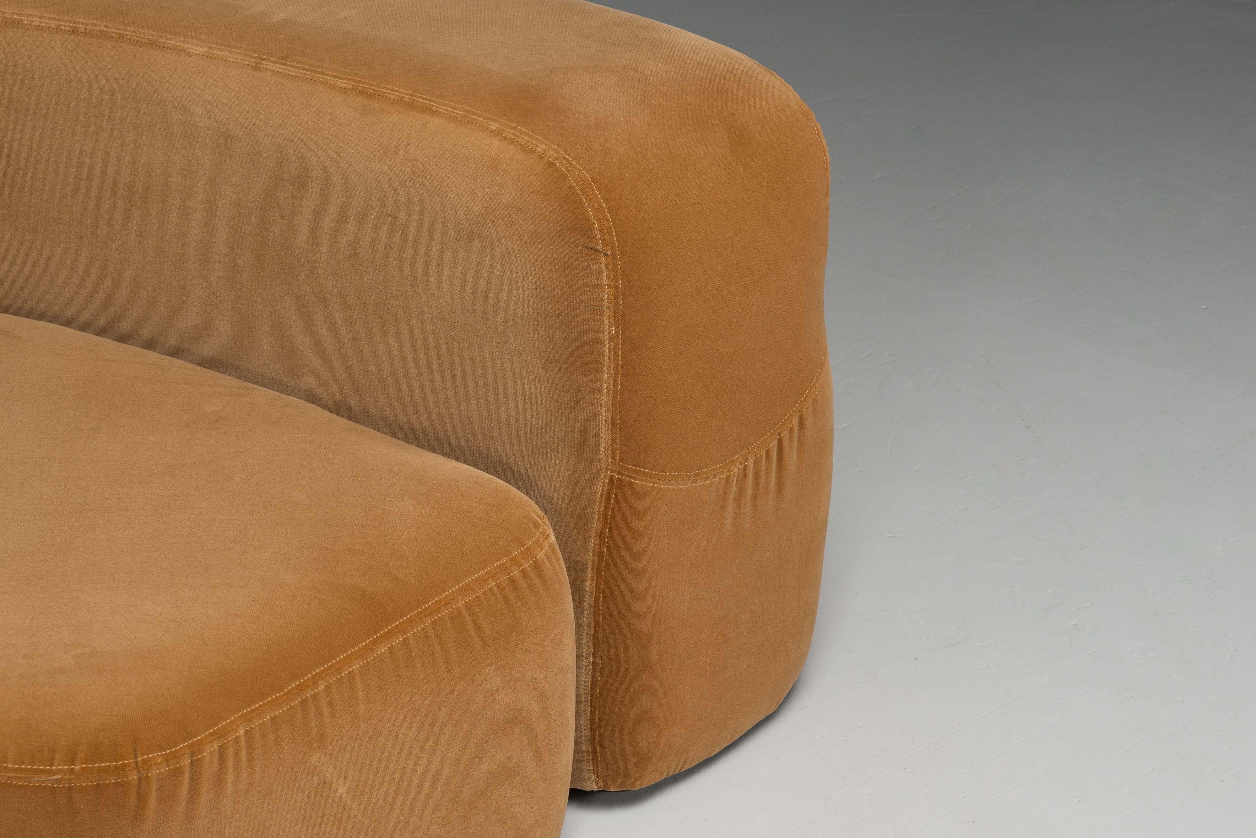 Ennio Chiggio Envorin one sofa by Nikol International Italy 1970 For Sale 4