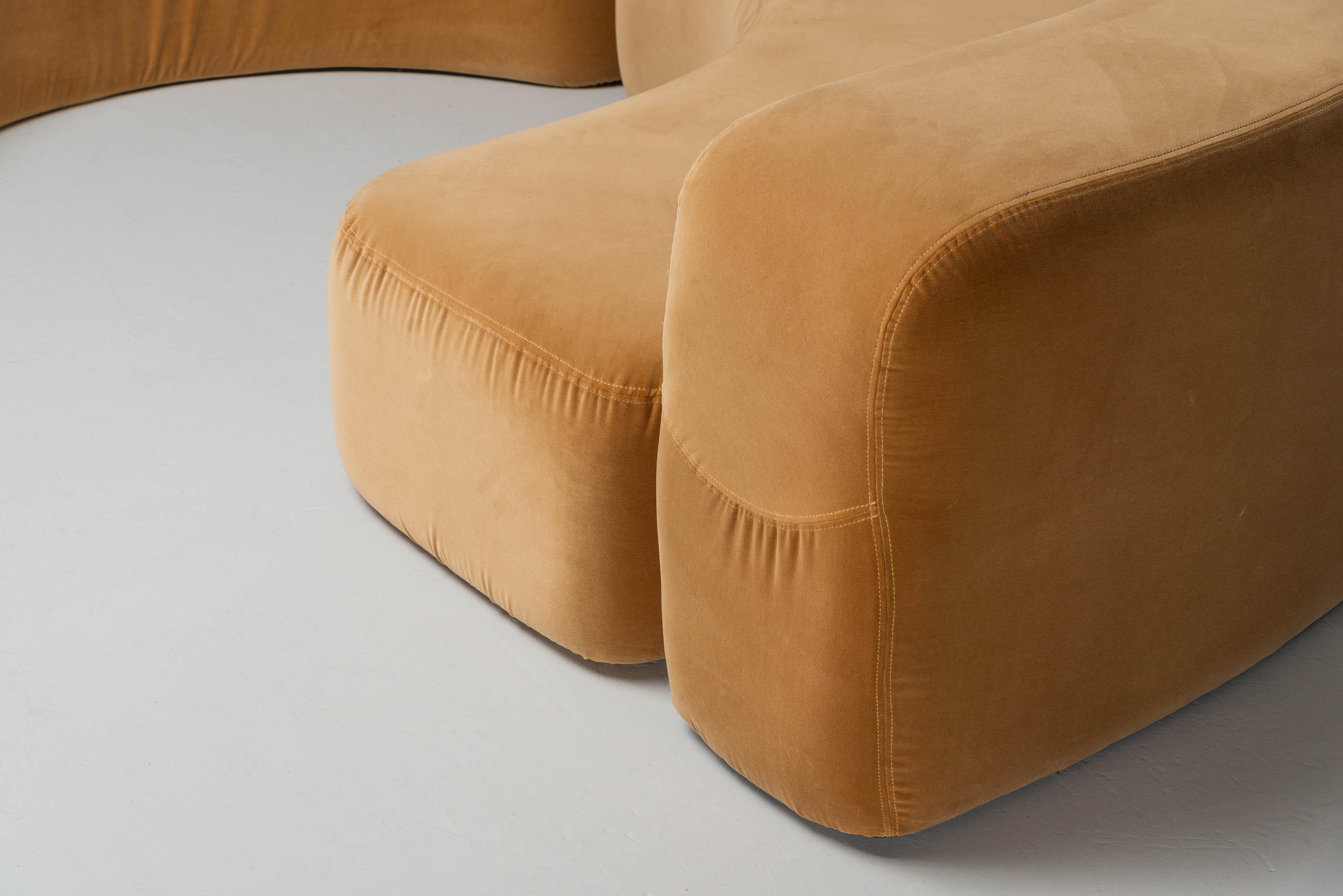 Ennio Chiggio Envorin one sofa by Nikol International Italy 1970 For Sale 6
