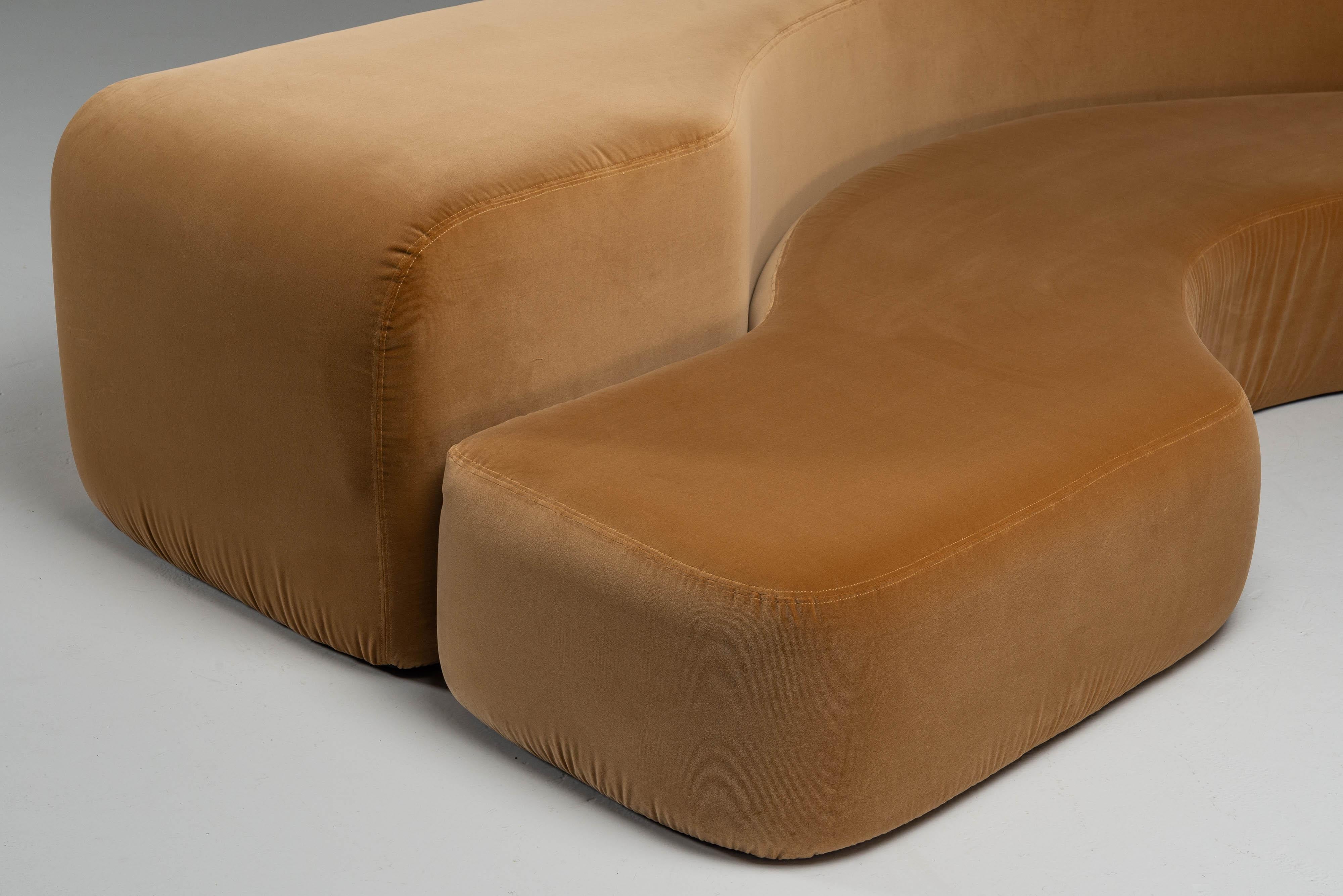 Ennio Chiggio Envorin one sofa by Nikol International Italy 1970 For Sale 7