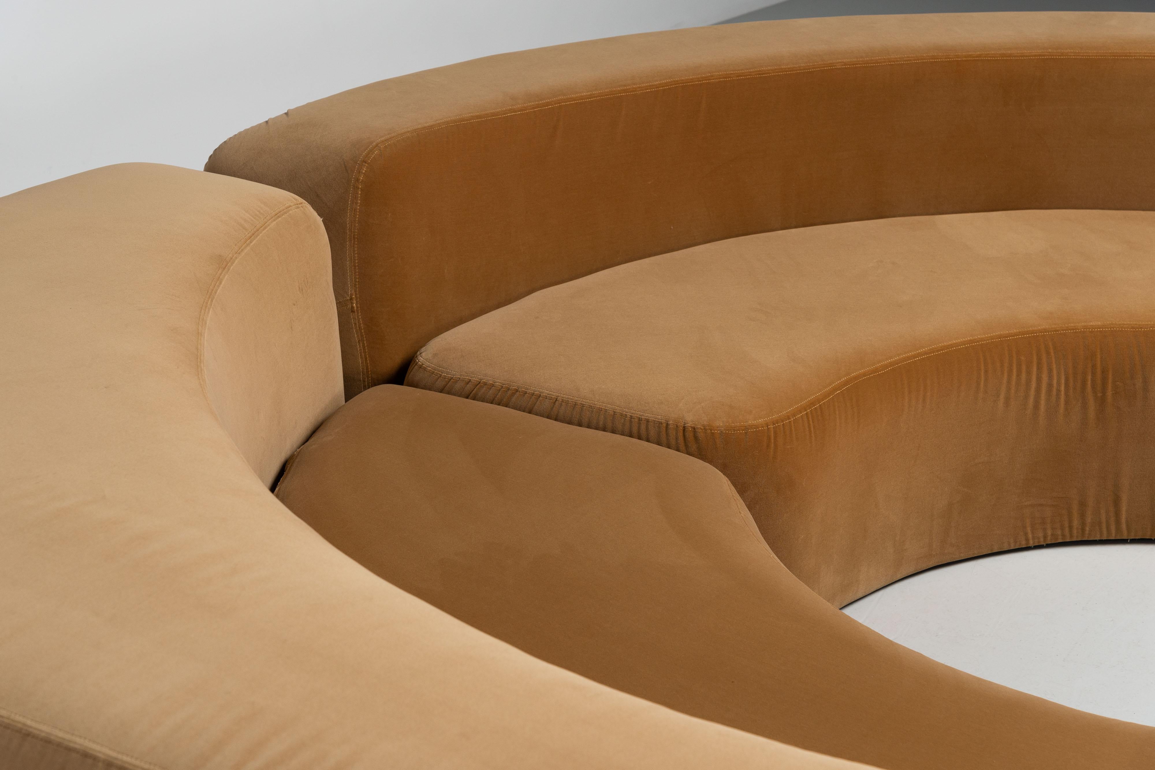 Ennio Chiggio Envorin one sofa by Nikol International Italy 1970 For Sale 10