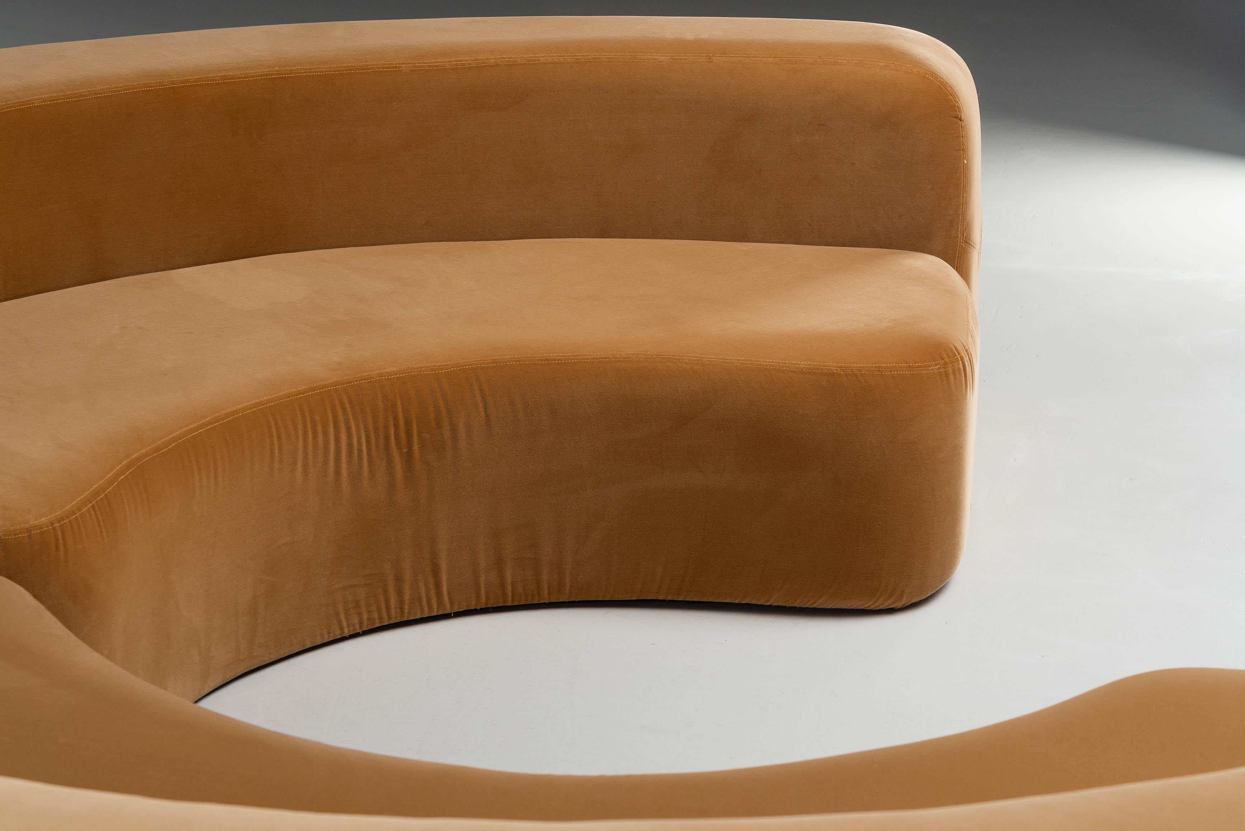 Ennio Chiggio Envorin one sofa by Nikol International Italy 1970 For Sale 11