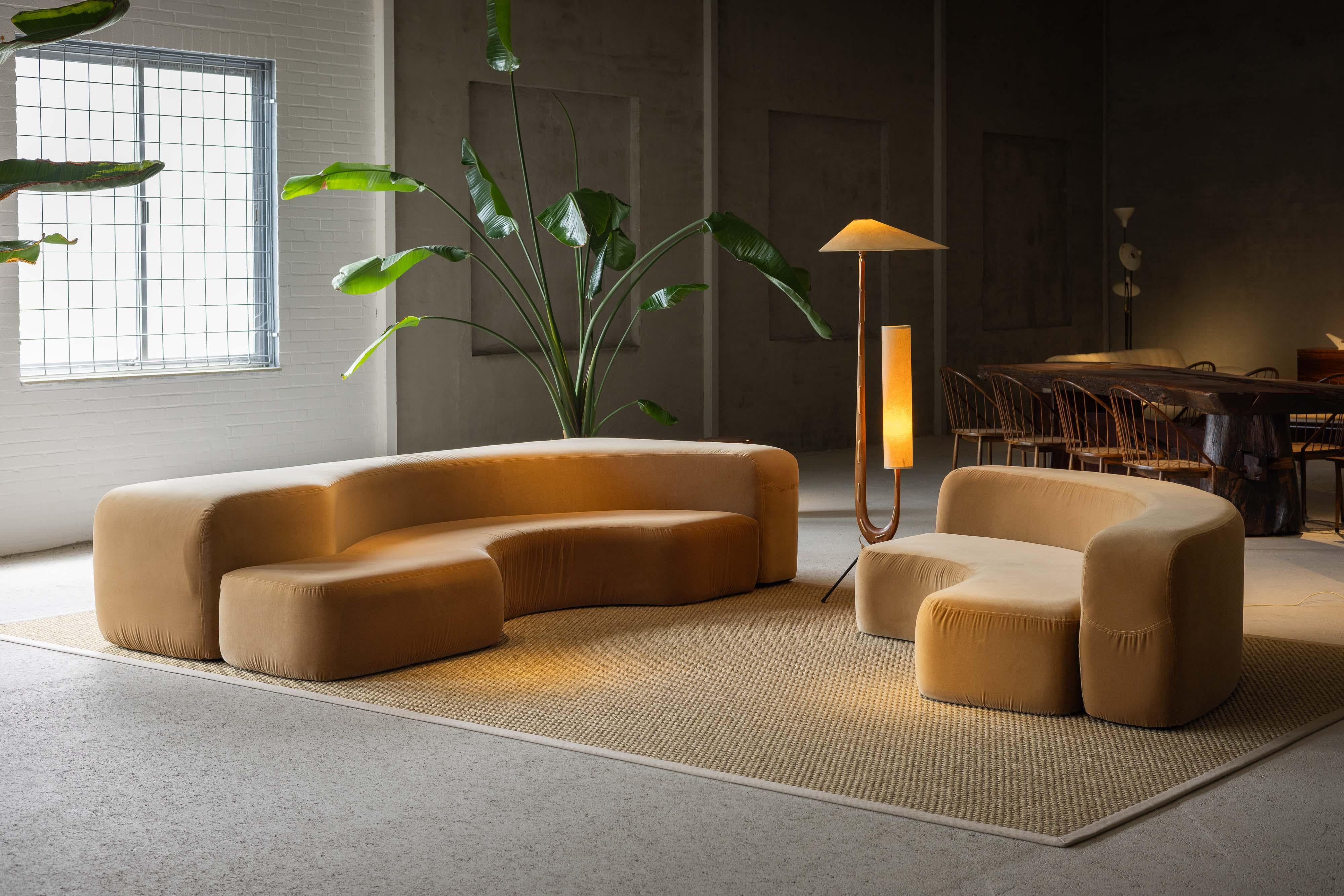 Mid-Century Modern Ennio Chiggio Envorin one sofa by Nikol International Italy 1970 For Sale