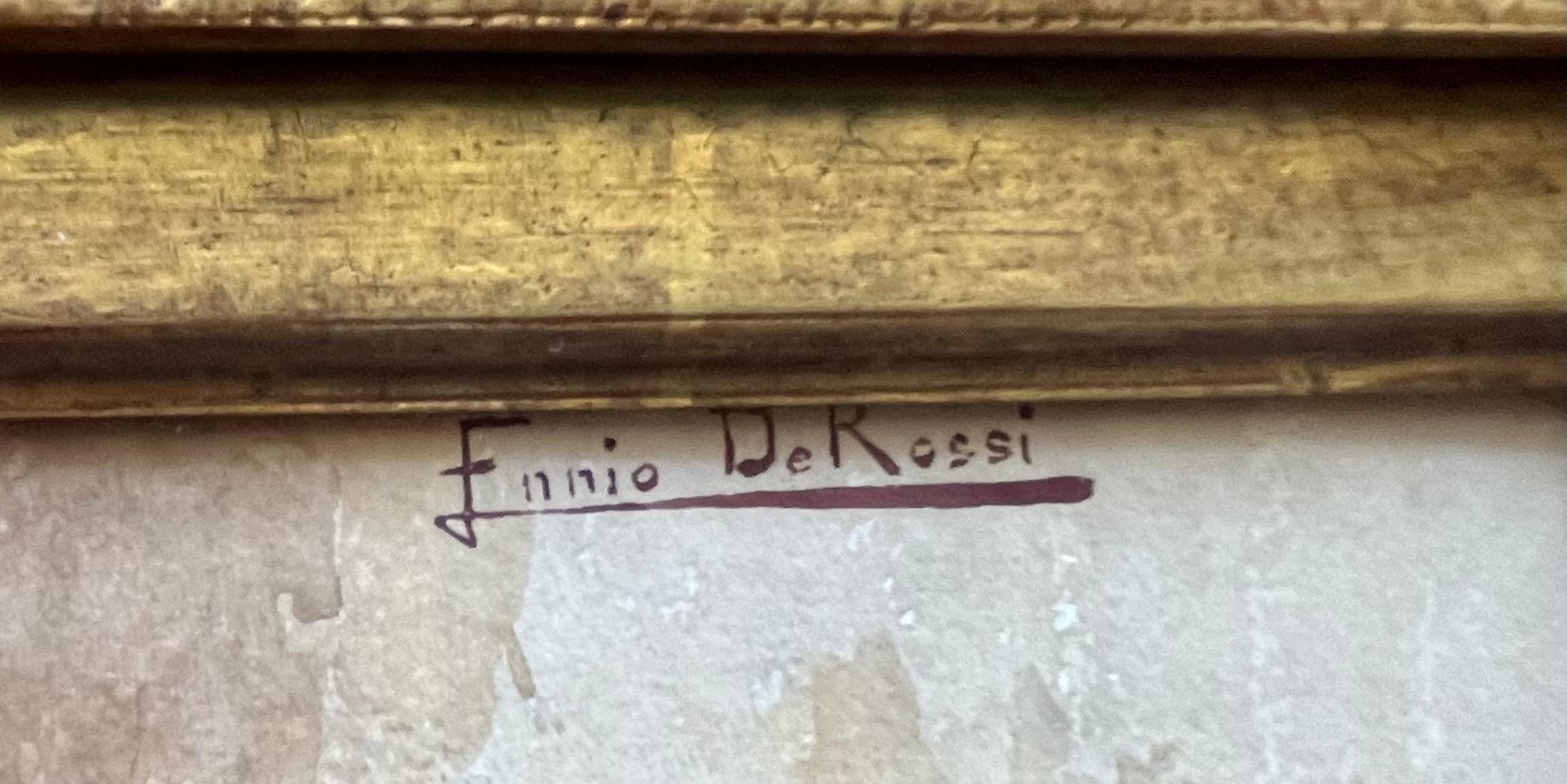 Noticias de la mañana - Painting Académico de Ennio de Rossi