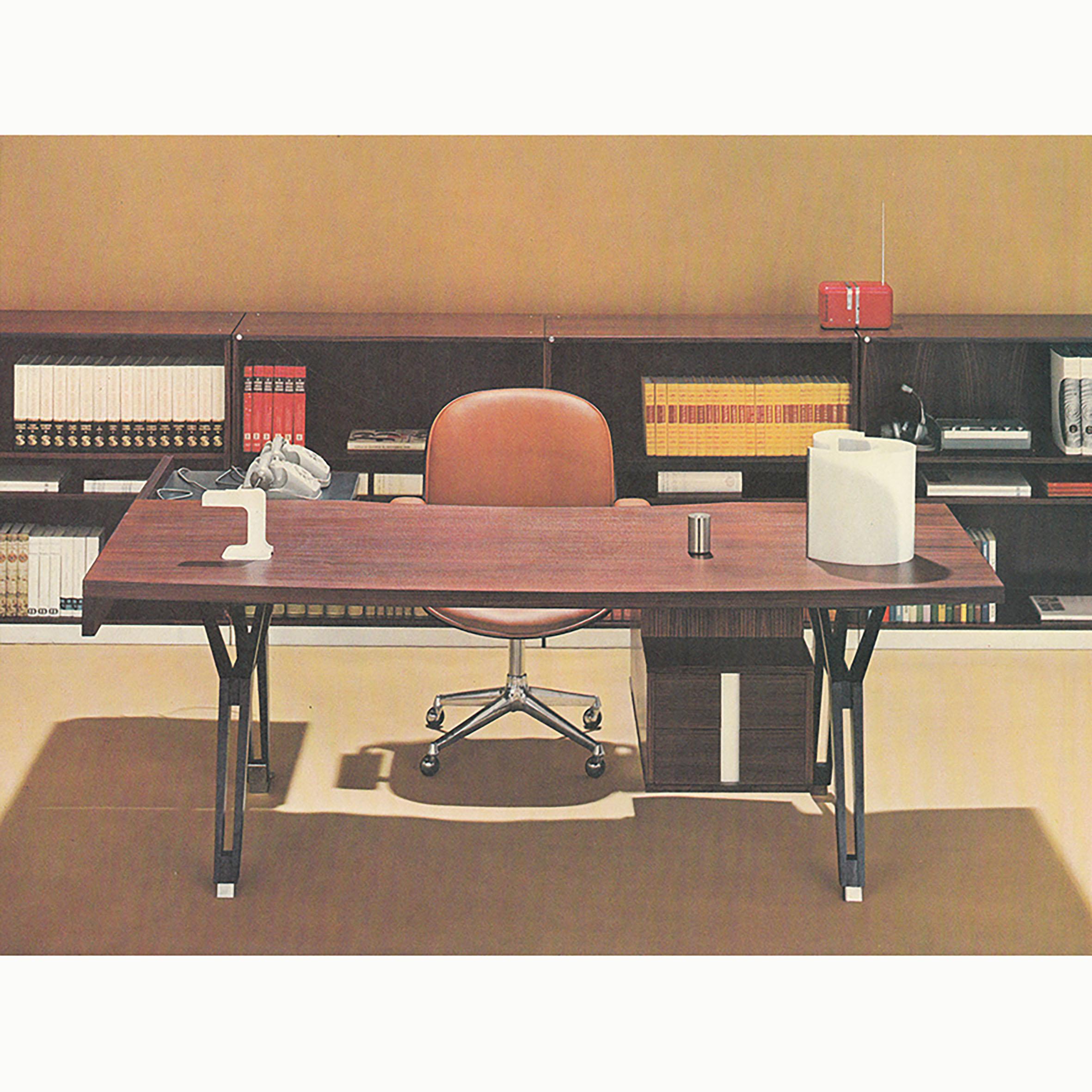 Ennio Fazioli, Terni, Office Desk & Armchair, MiM, 1960s en vente 1