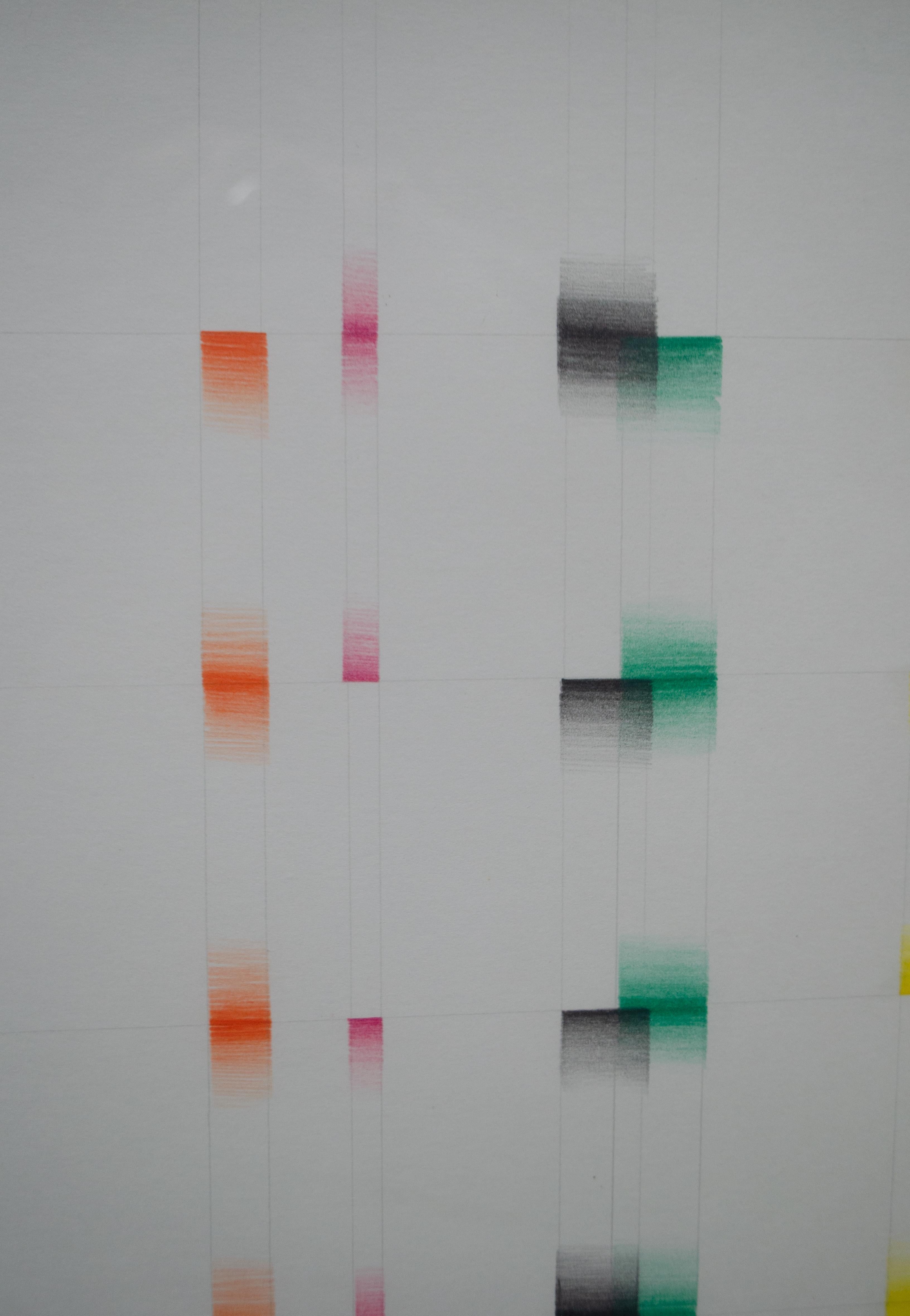 Ennio Finzi (born 1931, Venice) Transcromatic Abstract Composition. Year 1978 For Sale 1