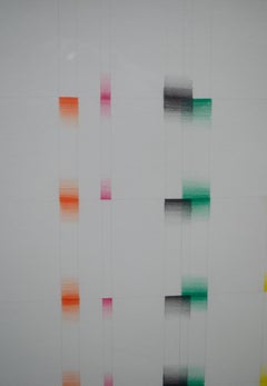 Ennio Finzi (born 1931, Venice) Transcromatic Abstract Composition. Year 1978