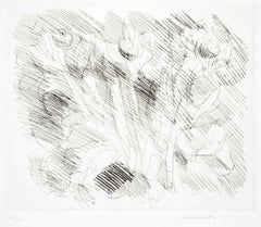 Calendole - Etching by Ennio Morlotti - 1964