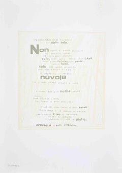 Despite Everything I am a Lonely Man - Screen Print by Ennio Pouchard - 1970 ca.
