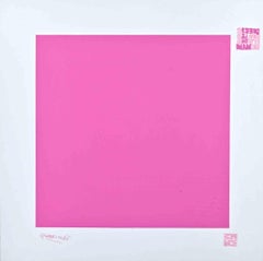 Diecicomeleditadiduemani - Serigrafía sobre acetato de Ennio Pouchard - 1973