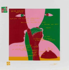 Fluire con Te (Flow with ou) - Screen Print by Ennio Pouchard - 1973