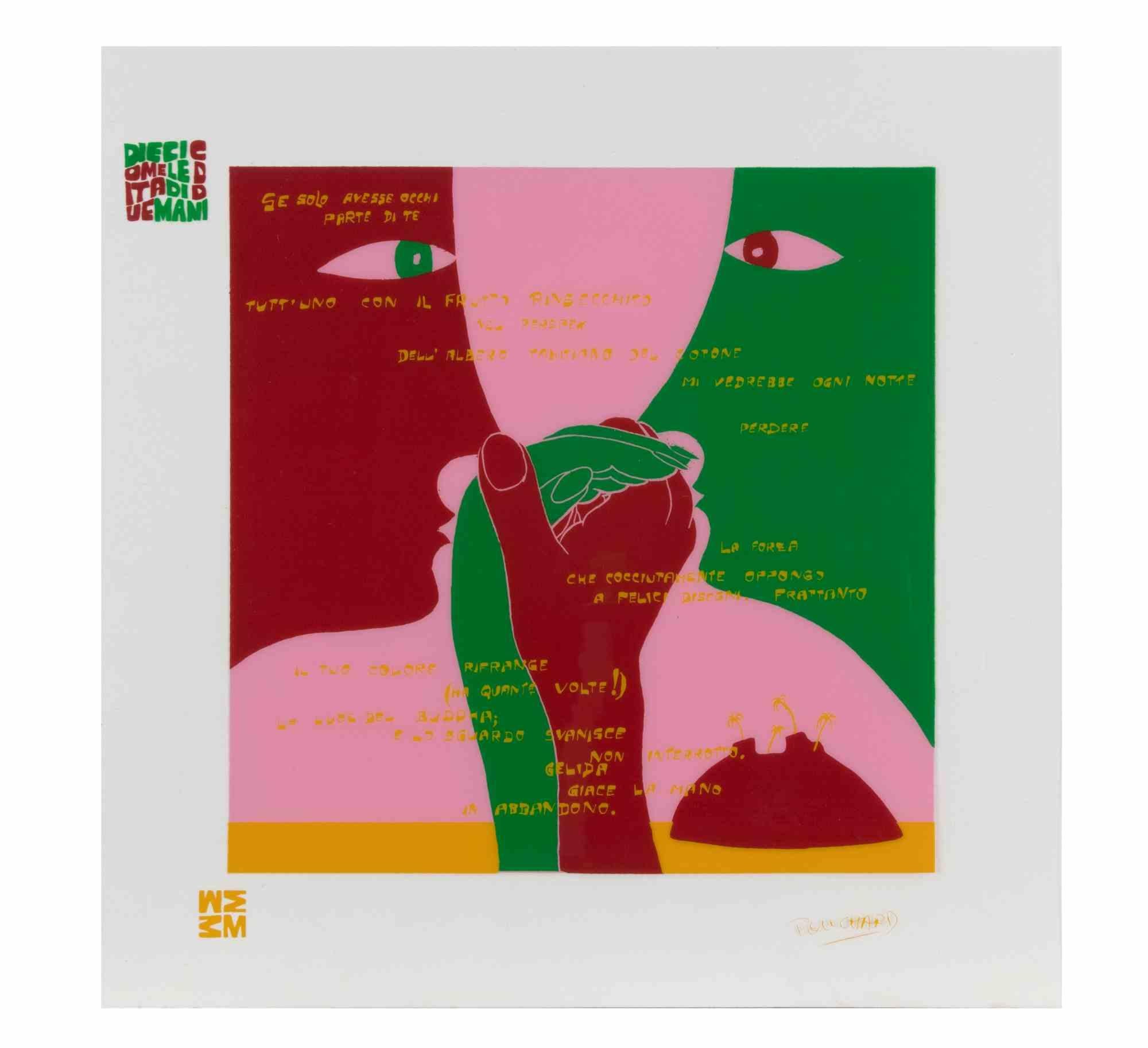 Fluire con Te (Flow with ou) - Screen Print by Ennio Pouchard - 1973