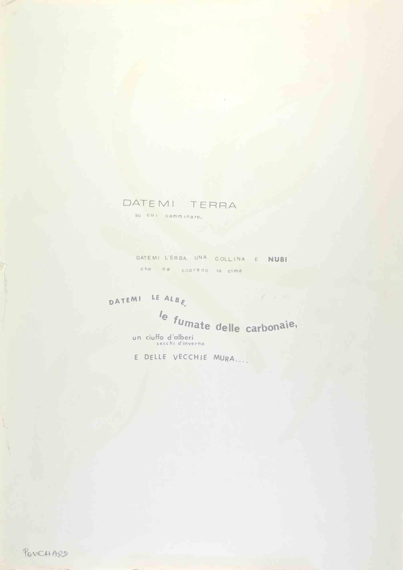 Dame la Tierra es una impresión en offset y serigrafía realizada por Pouchard en la década de 1970.

Firmado a mano en la parte inferior izquierda a lápiz

Buen estado.
