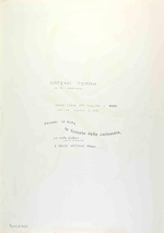 Dame la Tierra - Serigrafía de Ennio Pouchard - Años 70