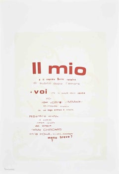 «Il Mio - Mine» - Serigrafía de Ennio Pouchard - ca. 1970