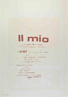 Il Mio-Mine - Serigrafía de Ennio Pouchard - Años 70