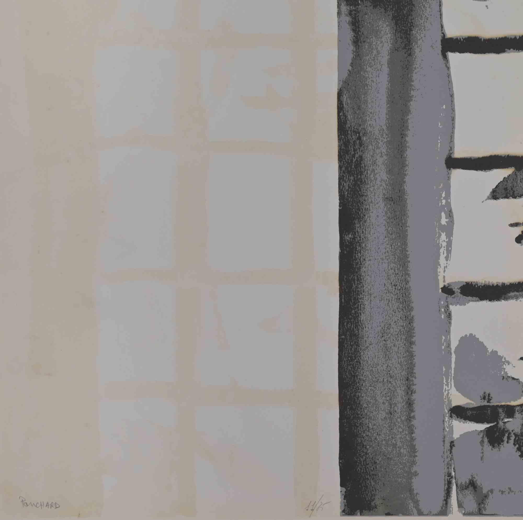 The Big Trees - I Grandi Alberi - Offset/Screen print by Ennio Pouchard - 1970s For Sale 1