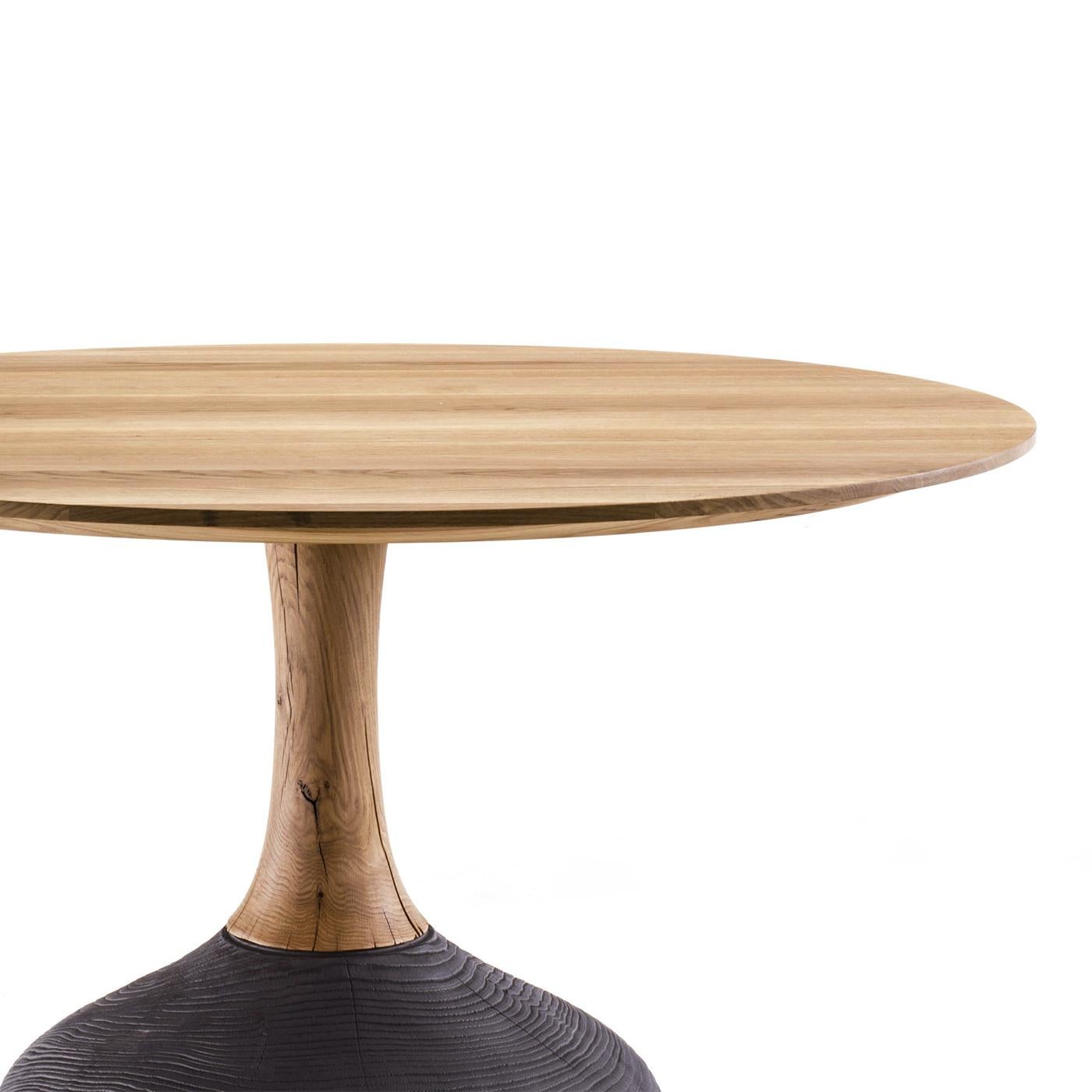 Italian Ennio Round Dining Table For Sale