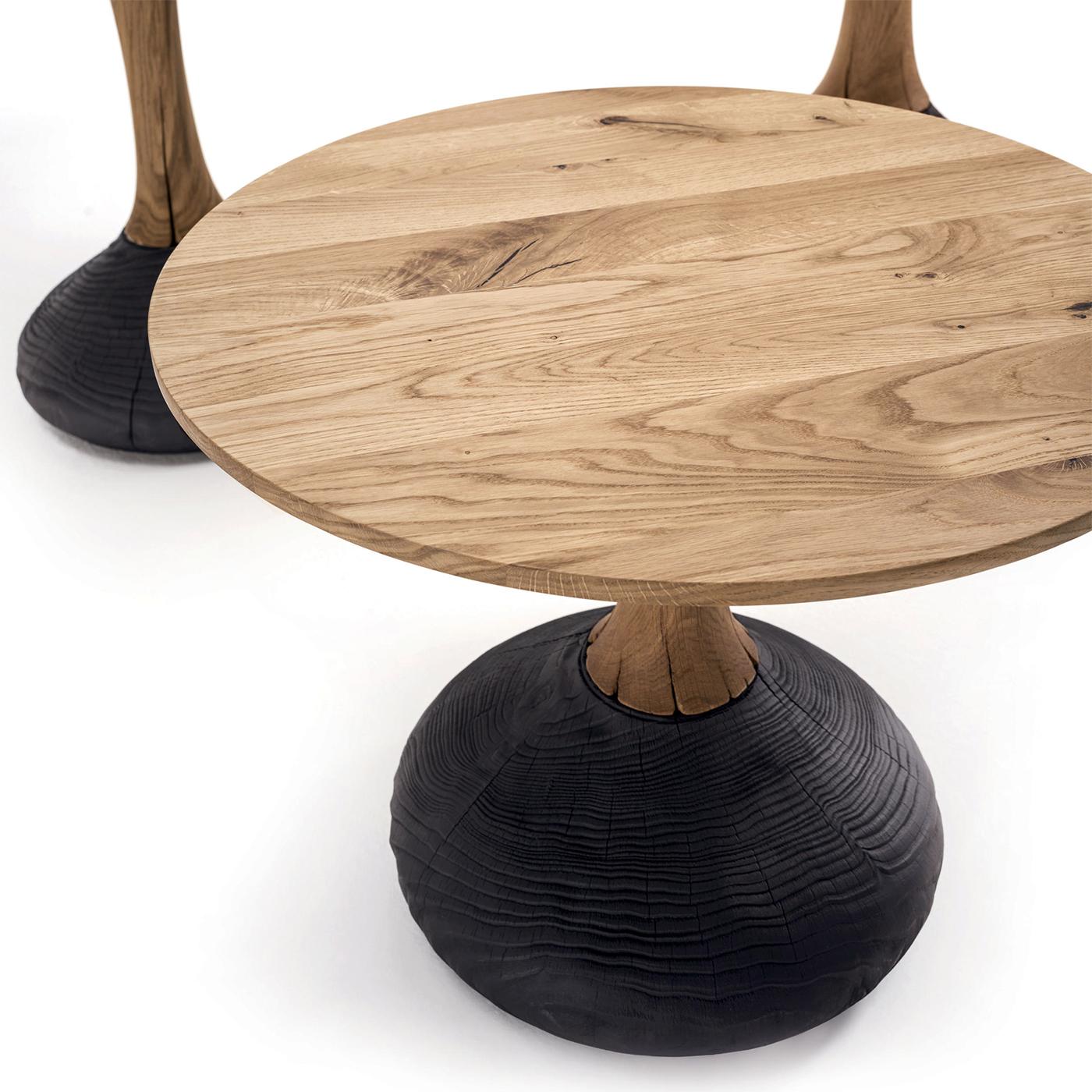 Contemporary Ennio Small Round Side Table For Sale