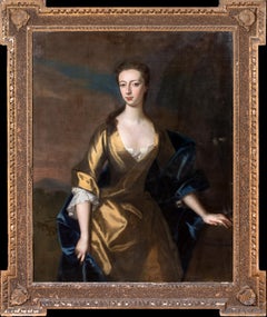 Portrait Of Miss Jones of Fonman Castle, Wales, circa 1730  by ENOCH SEEMAN