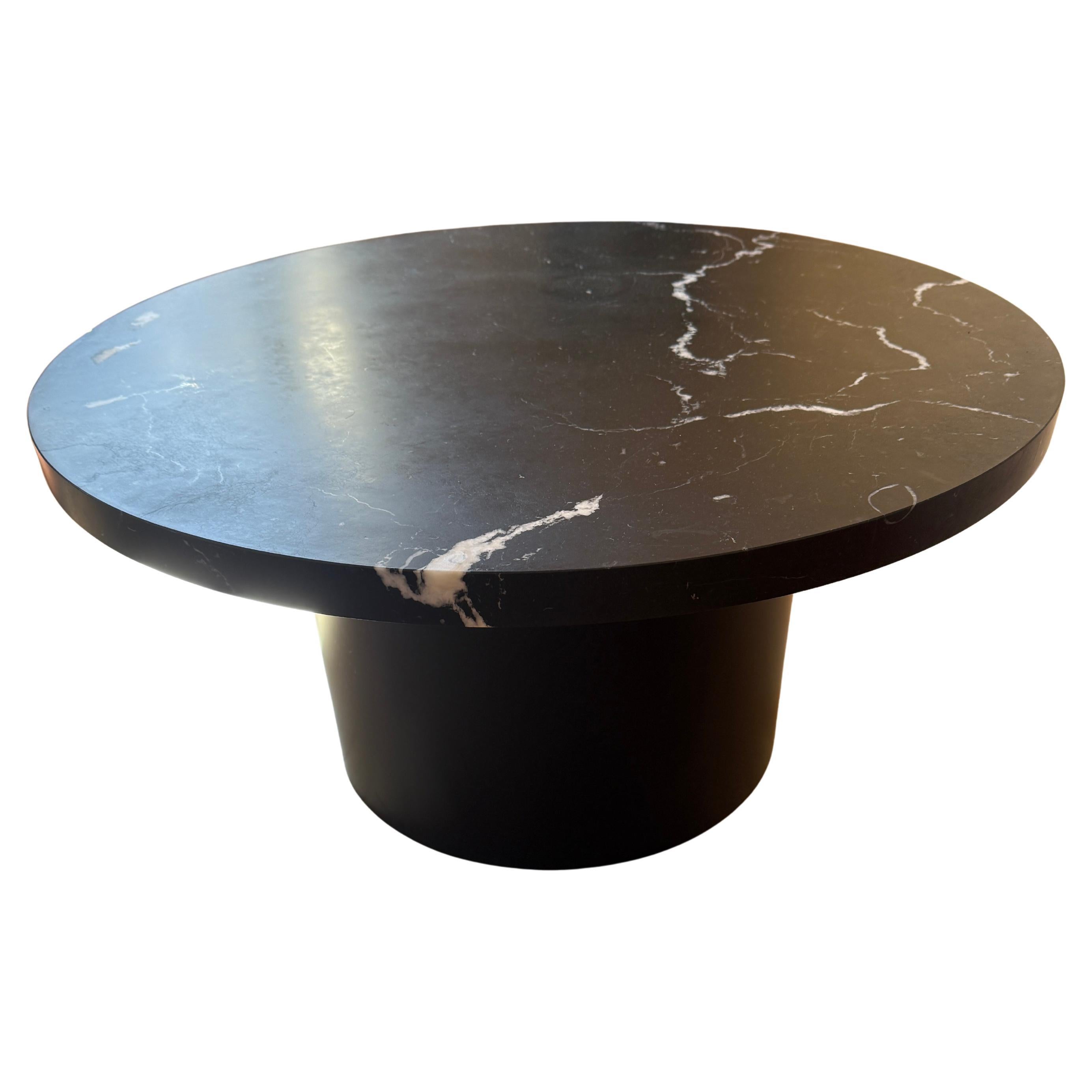 Mesa de centro Enoki con tapa de mármol negro by Philipp Mainzer in Stock
