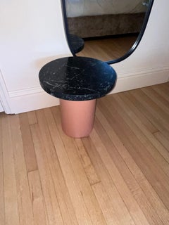 Enoki Black Marble-Top Side Table by Philipp Mainzer in Stock