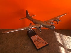 Enola Gay B-29 Bomber Model Airplane Signed by Pilot Paul Tibbetts WW II