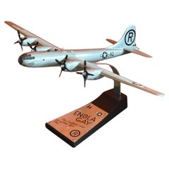 Enola Gay B-29 Bomber Model Airplane, Signed by Pilot Paul Tibbetts WW II