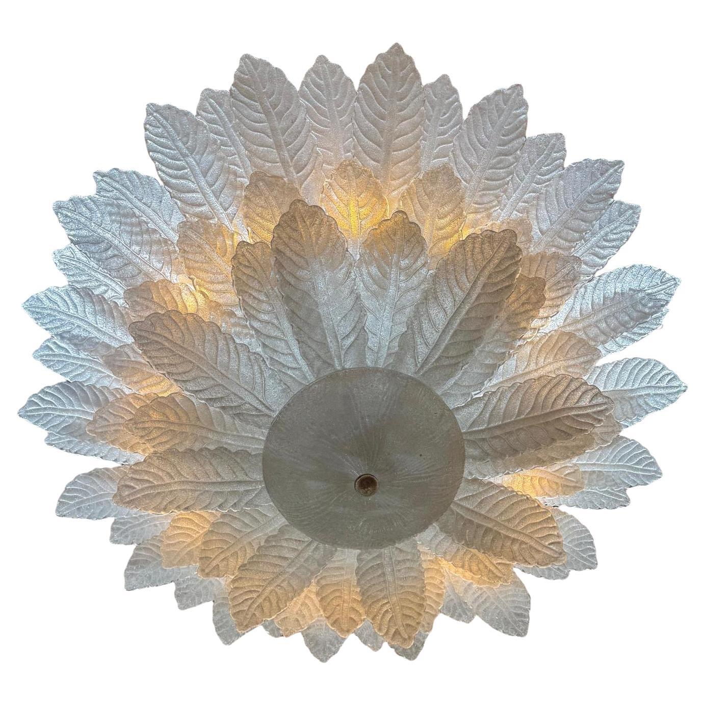Huge Murano glass chandelier from the 1970s