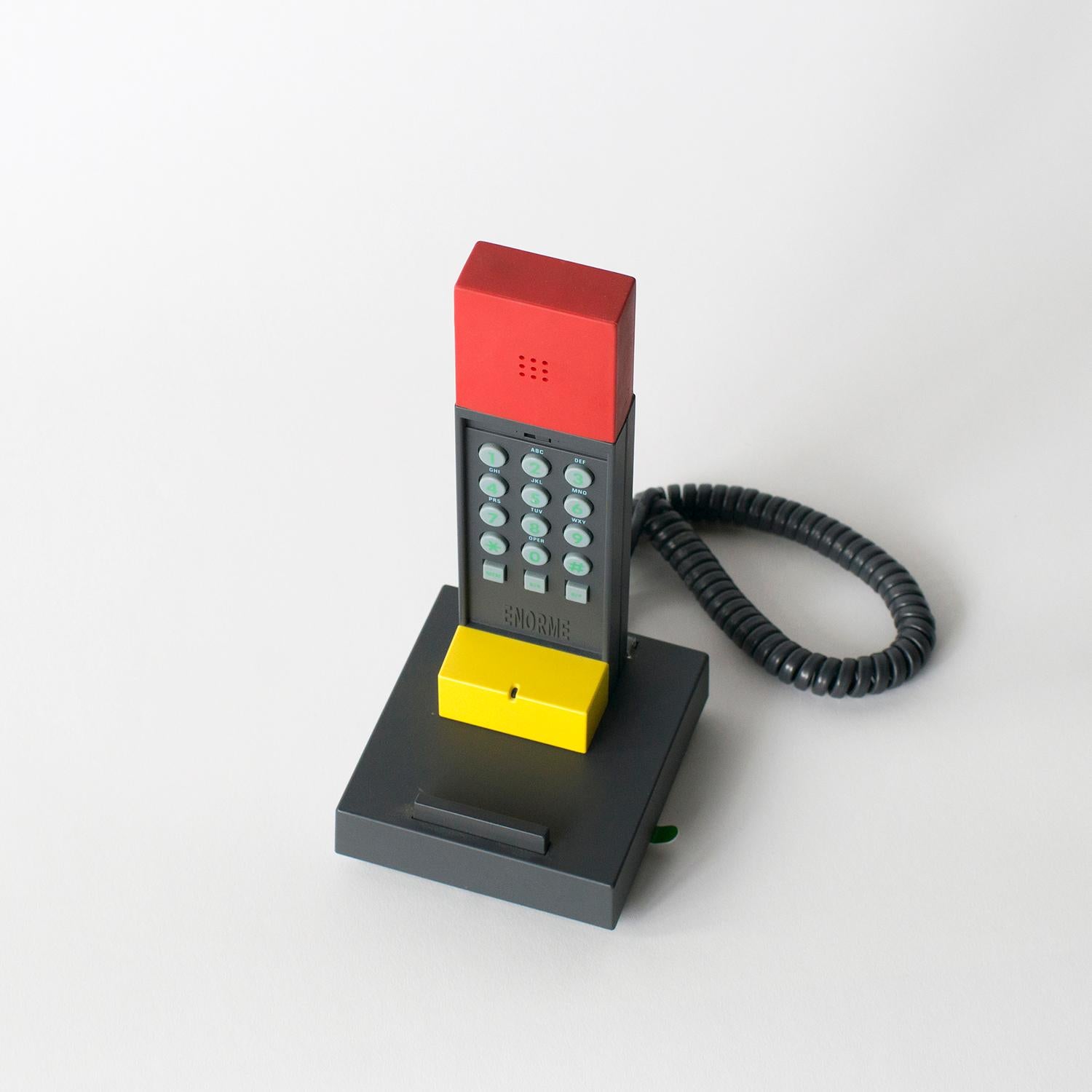Post-Modern Enorme Telephone Ettore Sottsass Postmodern For Sale
