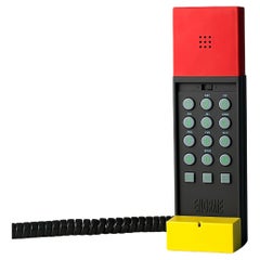Enorme Telephone Handset designed by Ettore Sottsass for Brondi, Italy 1986