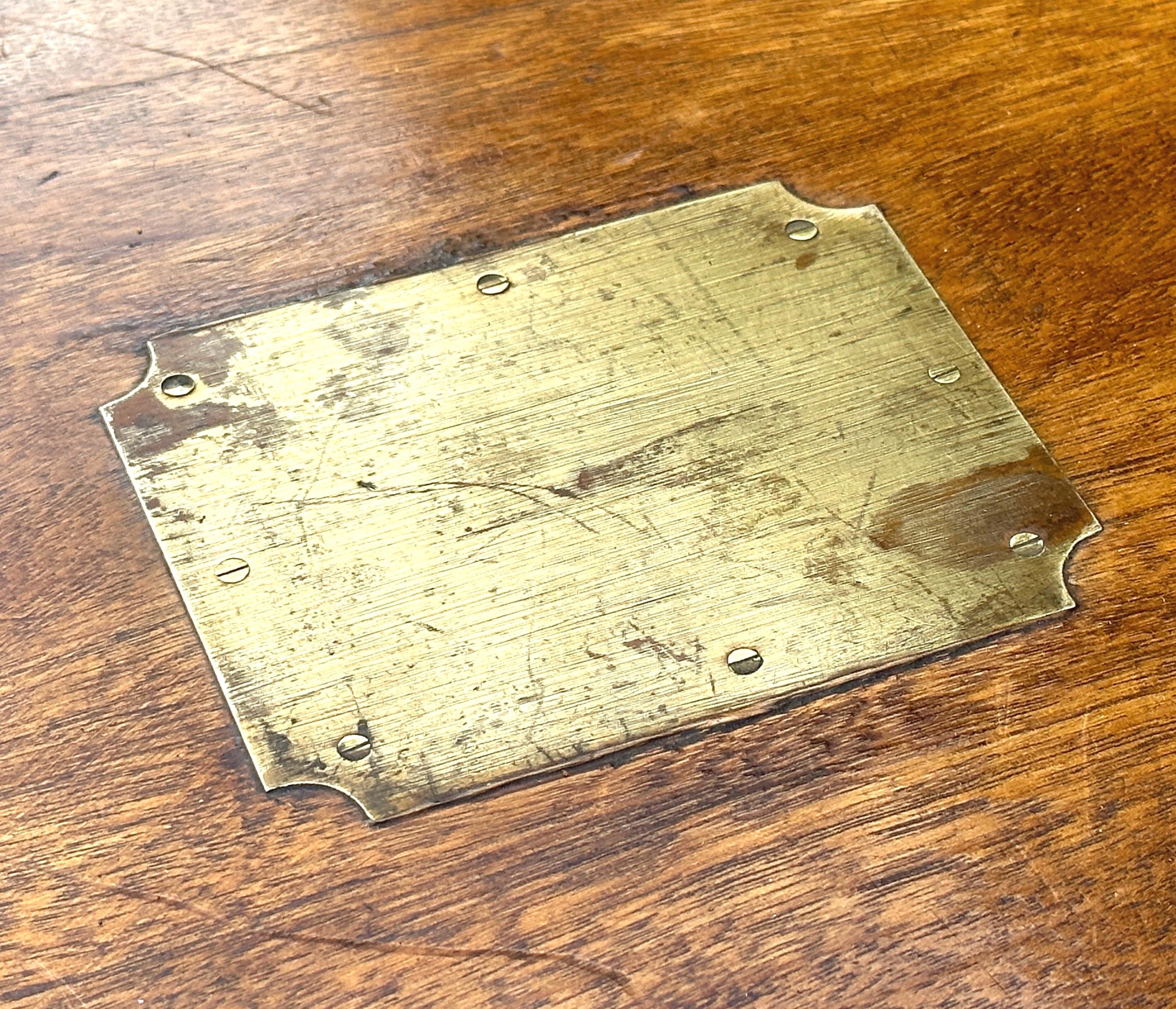 Enormous 19th Century Camphor Campaign Trunk 7
