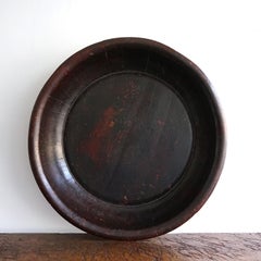 Very Large Antique Chinese Wooden Bowl, 19th Century