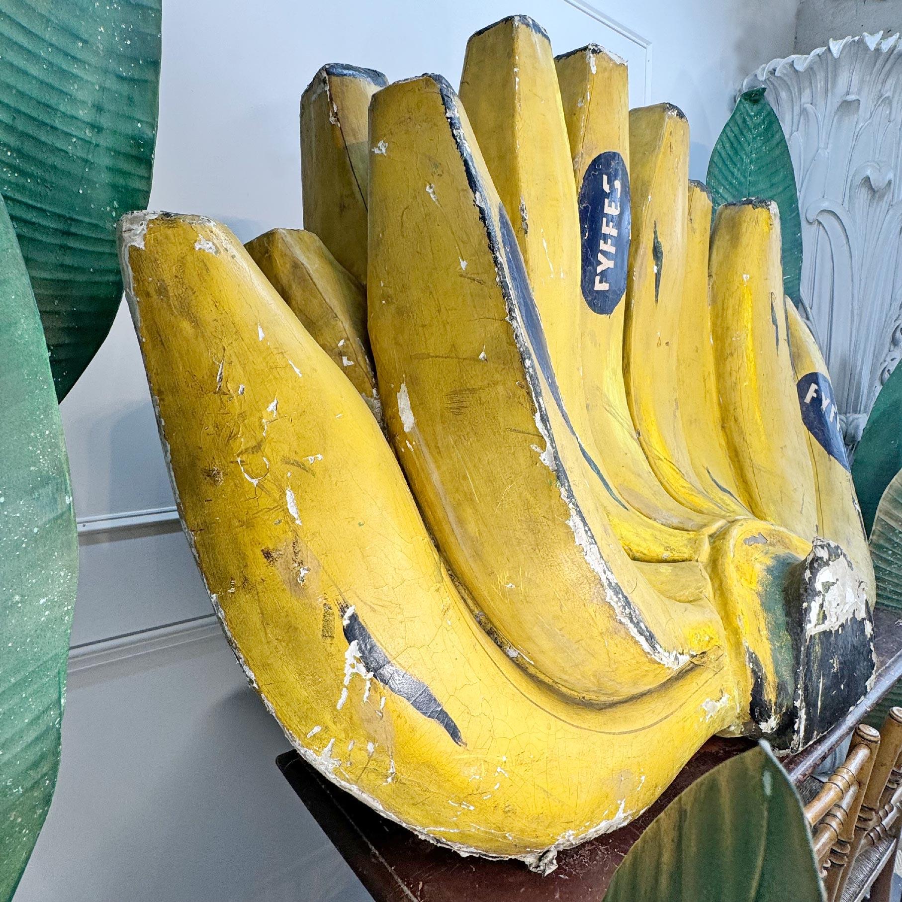 Mid-20th Century Enormous Fyffes Bananas Advertising Display 1930's