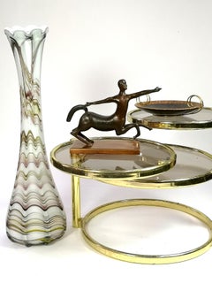 Enormous Hand Made Glass Vase, 1970's