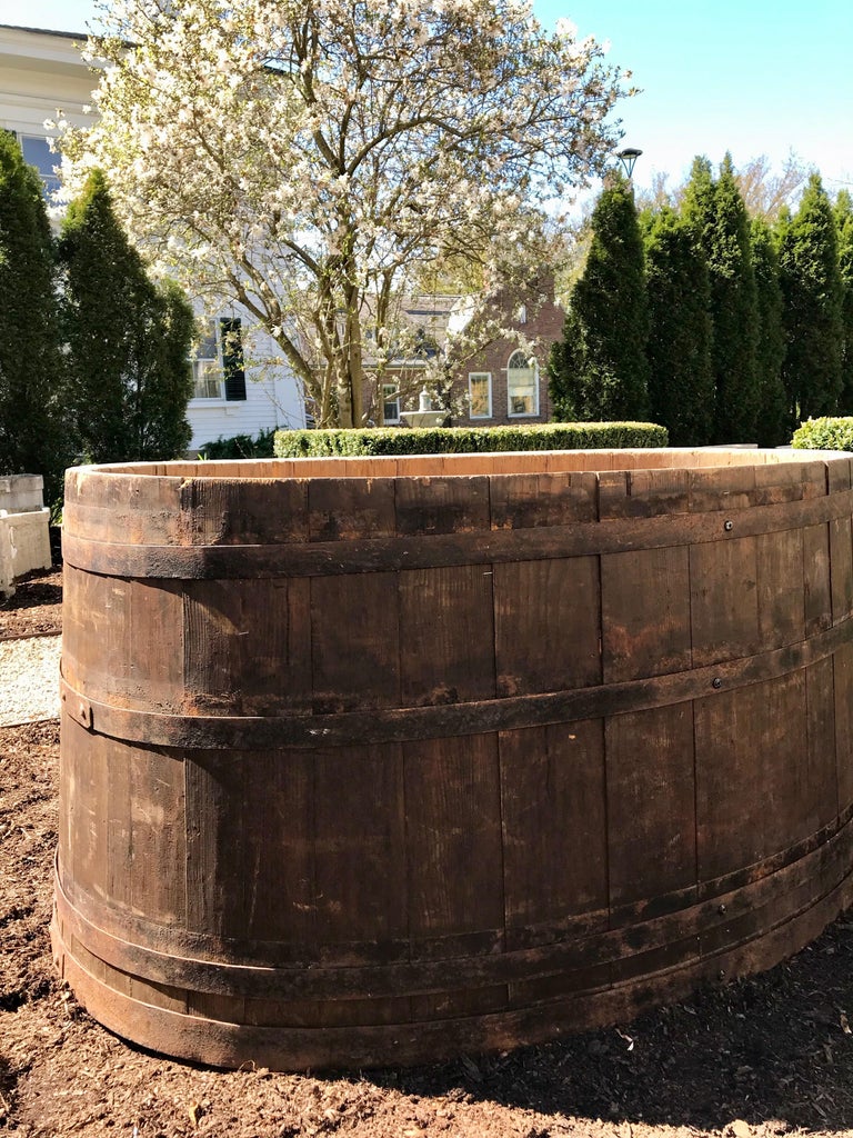 Enormous Handmade Wooden Alsatian Wine Tubs For Sale at 1stDibs