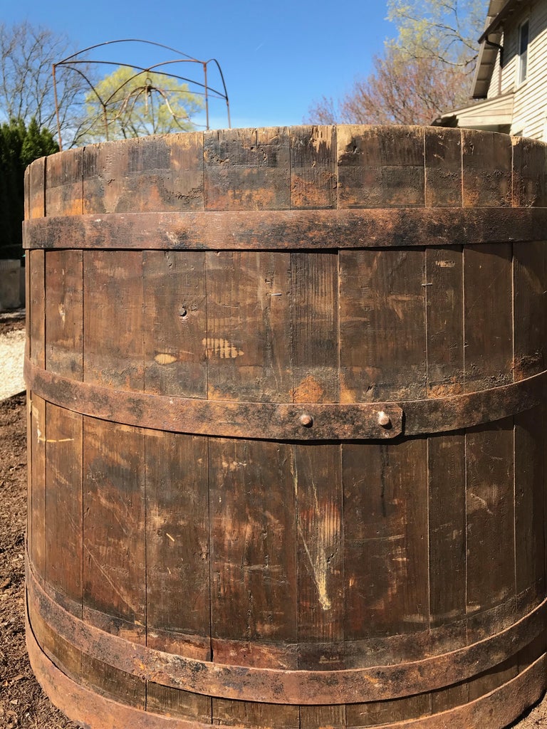 Enormous Handmade Wooden Alsatian Wine Tubs For Sale at 1stDibs